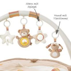 Baby Fehn 3D Activity-Decke Teddy - Rainbow -Günstiges Babyspielzeug Geschäft baby fehn 3d activity decke teddy rainbow 160888 d2