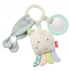 Baby Fehn Greifling mit Holzring Oktopus 18 cm - Meereskinder