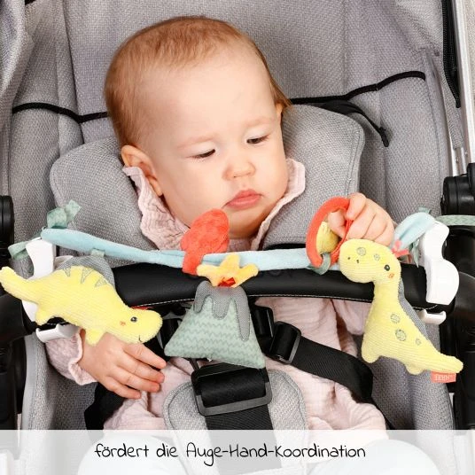 Baby Fehn Kinderwagenkette Vulkan - Happy Dino 2 Baby Fehn Kinderwagenkette Vulkan - Happy Dino – Bild 2
