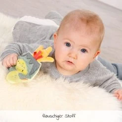 Baby Fehn Knister-Greifling Vulkan - Happy Dino -Günstiges Babyspielzeug Geschäft baby fehn knister greifling vulkan happy dino 51124 d2