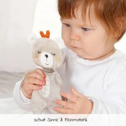 Baby Fehn Knister-Tier Teddy - Natur -Günstiges Babyspielzeug Geschäft baby fehn knister tier teddy natur 52169 d2
