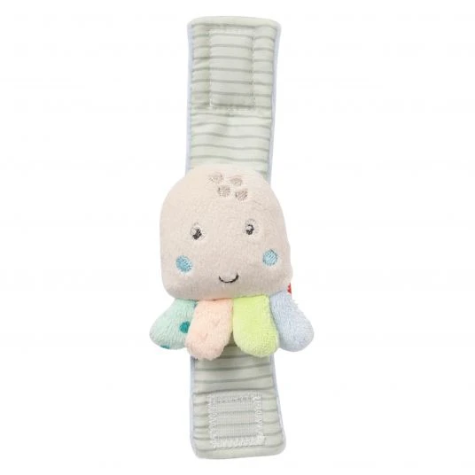 Baby Fehn Rassel-Armband Oktopus 16 cm - Meereskinder 2 Baby Fehn Rassel-Armband Oktopus 16 cm - Meereskinder – Bild 2