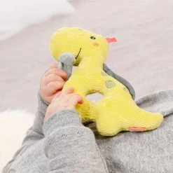 Baby Fehn Ring-Greifling Dino - Happy Dino -Günstiges Babyspielzeug Geschäft baby fehn ring greifling dino happy dino 51117 d4