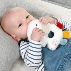 Baby Fehn Ring-Greifling NATUR aus Bio-Baumwolle - Elefant -Günstiges Babyspielzeug Geschäft baby fehn ring greifling natur aus bio baumwolle elefant 056075 d3