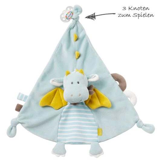 Baby Fehn Schmusetuch Deluxe Drache 30 cm - Little Castle 2 Baby Fehn Schmusetuch Deluxe Drache 30 cm - Little Castle – Bild 2