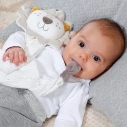 Baby Fehn Schmusetuch Deluxe NATUR aus Bio-Baumwolle - Löwe -Günstiges Babyspielzeug Geschäft baby fehn schmusetuch deluxe natur aus bio baumwolle lowe 056037 d4