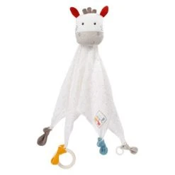 Baby Fehn Schmusetuch Deluxe NATUR aus Bio-Baumwolle - Zebra