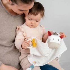 Baby Fehn Schmusetuch Deluxe NATUR aus Bio-Baumwolle - Zebra -Günstiges Babyspielzeug Geschäft baby fehn schmusetuch deluxe natur aus bio baumwolle zebra 056044 d5