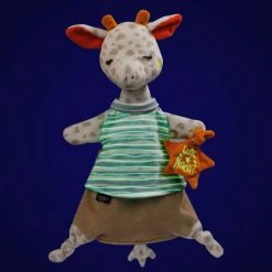 Baby Fehn Schmusetuch / Handpuppe Giraffe 30 cm - Gute Nacht -Günstiges Babyspielzeug Geschäft baby fehn schmusetuch handpuppe giraffe 30 cm gute nacht 053098 d2