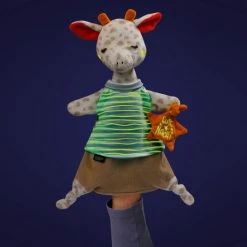 Baby Fehn Schmusetuch / Handpuppe Giraffe 30 cm - Gute Nacht -Günstiges Babyspielzeug Geschäft baby fehn schmusetuch handpuppe giraffe 30 cm gute nacht 053098 d3