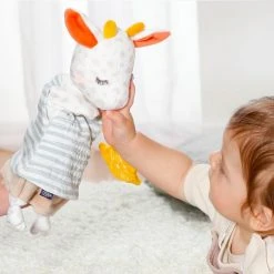 Baby Fehn Schmusetuch / Handpuppe Giraffe 30 cm - Gute Nacht -Günstiges Babyspielzeug Geschäft baby fehn schmusetuch handpuppe giraffe 30 cm gute nacht 053098 d4