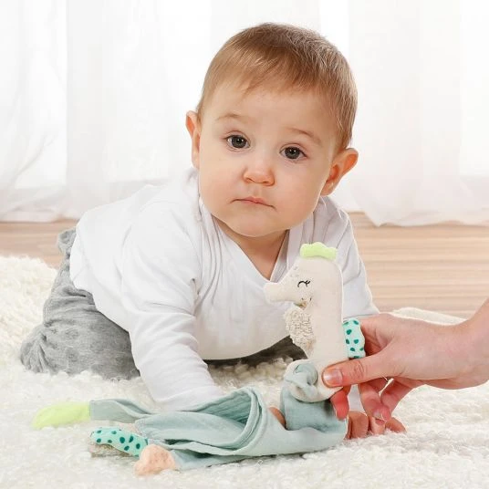 Baby Fehn Schmusetuch Seepferd 42 cm - Meereskinder 4 Baby Fehn Schmusetuch Seepferd 42 cm - Meereskinder – Bild 4