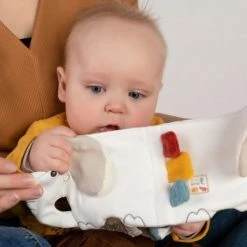 Baby Fehn Soft-Bilderbuch NATUR aus Bio-Baumwolle - Elefant -Günstiges Babyspielzeug Geschäft baby fehn soft bilderbuch natur aus bio baumwolle elefant 056099 d3