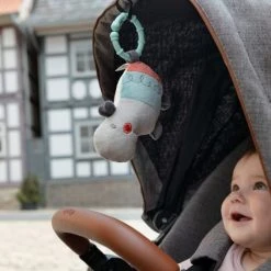 Baby Fehn Spieltier zum Aufhängen Mini-Nilpferd mit Ring - Loopy & Lotta -Günstiges Babyspielzeug Geschäft baby fehn spieltier zum aufhangen mini nilpferd mit ring loopy lotta 059175 sp d5