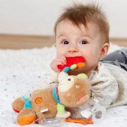 Baby Fehn Spieltier zum Aufhängen Teddy - Oskar -Günstiges Babyspielzeug Geschäft baby fehn spieltier zum aufhangen teddy oskar 091878 d3