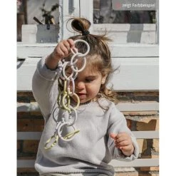 Bibs Kinderwagenkette - Loops 12er Pack - Blush / Woodchuck / Ivory -Günstiges Babyspielzeug Geschäft bibs kinderwagenkette loops 12er pack blush woodchuck ivory 900239 d4