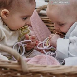 Bibs Kinderwagenkette - Loops 12er Pack - Blush / Woodchuck / Ivory -Günstiges Babyspielzeug Geschäft bibs kinderwagenkette loops 12er pack blush woodchuck ivory 900239 d5