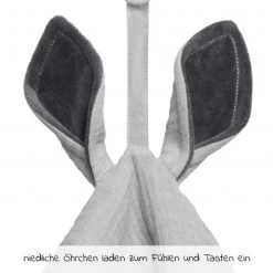Bibs Schmusetuch mit Känguru-Ohren und Schnullerbefestigung - Cloud -Günstiges Babyspielzeug Geschäft bibs schmusetuch mit kanguru ohren und schnullerbefestigung cloud 9405223 d4