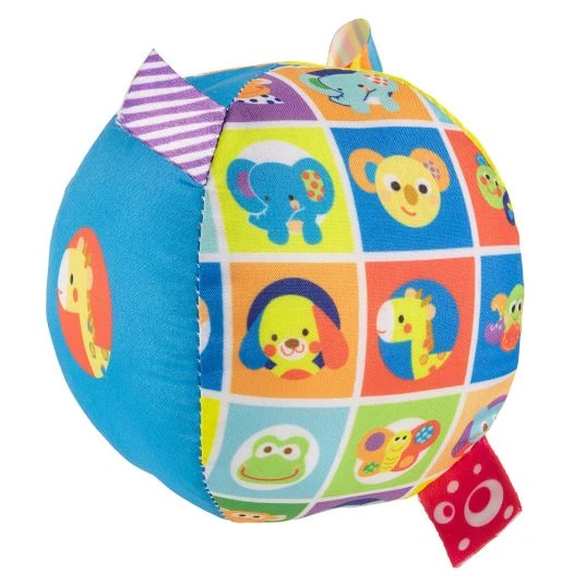 Chicco Baby Ball mit Rassel 9,5 cm 1 Chicco Baby Ball mit Rassel 9,5 cm