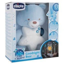 Chicco Spieluhr mit Nachtlicht Gute Nacht Bärchen - Blau -Günstiges Babyspielzeug Geschäft chicco spieluhr mit nachtlicht gute nacht barchen blau 00009156200000 d2
