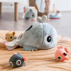 Done by Deer 4-tlg. Activity-Spieltier - Hide & Seek - Wally - Blau -Günstiges Babyspielzeug Geschäft done by deer 4 tlg activity spieltier hide seek wally blau 4813312 d3