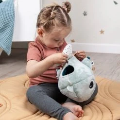 Done by Deer 4-tlg. Activity-Spieltier - Hide & Seek - Wally - Blau -Günstiges Babyspielzeug Geschäft done by deer 4 tlg activity spieltier hide seek wally blau 4813312 d5