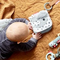 Done by Deer Activity-Soft-Bilderbuch - Elphee - Grau -Günstiges Babyspielzeug Geschäft done by deer activity soft bilderbuch elphee grau 40848 d4