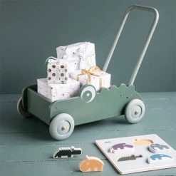 Done by Deer Lauflernwagen - Croco - Grün -Günstiges Babyspielzeug Geschäft done by deer lauflernwagen croco grun 4994143 d3