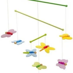 Goki Holz-Mobile Schmetterlinge