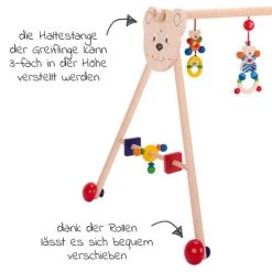 Heimess Greif- und Spieltrainer / Spieltrapez Baby-Fit - Herzbär -Günstiges Babyspielzeug Geschäft heimess greif und spieltrainer spieltrapez baby fit herzbar 739474 d3