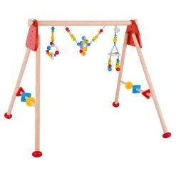 Heimess Greif- und Spieltrainer / Spieltrapez Baby-Fit - Regenbogen - Soft Colors