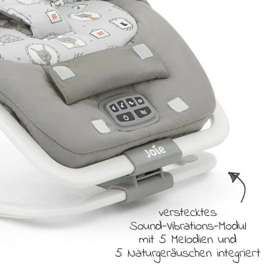 Joie Babywippe Dreamer mit Mobile, Musik & Vibration - Portrait - Kollektion 2022 3 Joie Babywippe Dreamer mit Mobile, Musik & Vibration - Portrait - Kollektion 2022 – Bild 3