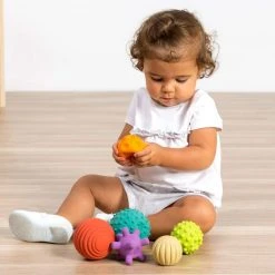 Günstiges Babyspielzeug Geschäft -Günstiges Babyspielzeug Geschäft miniland motorik balle 6er pack sensory balls aus naturkautschuk 97314 d1