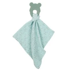 Nattou 2-tlg. Set Schmusetuch mit Silikon-Beißring - Mint