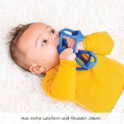 Nattou 2-tlg. Set Silikon-Bälle - Blue -Günstiges Babyspielzeug Geschäft nattou 2 tlg set silikon balle blue 879040 d2