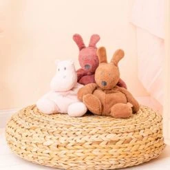 Nattou Kuscheltier Hase 30 cm - Susie & Bonnie - Rust -Günstiges Babyspielzeug Geschäft nattou kuscheltier hase 30 cm susie bonnie rust 508018 d3