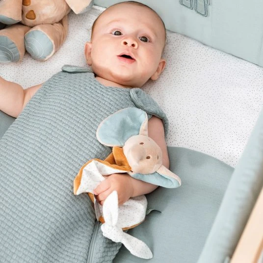 Nattou Mini-Schmusetuch Elefant 25 cm - Luna & Axel 2 Nattou Mini-Schmusetuch Elefant 25 cm - Luna & Axel – Bild 2