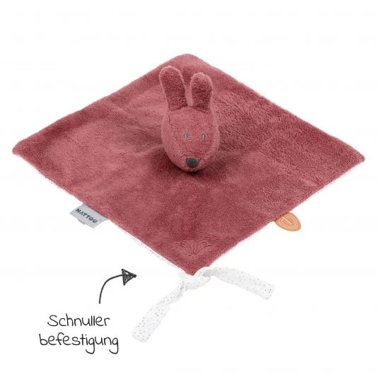 Nattou Schmusetuch Hase 27 cm - Susie & Bonnie - Antique Pink 2 Nattou Schmusetuch Hase 27 cm - Susie & Bonnie - Antique Pink – Bild 2