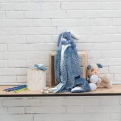 Nattou Schmusetuch XXL & Mini-Kuscheltier Hase Lapidou - Infinity Blue -Günstiges Babyspielzeug Geschäft nattou schmusetuch xxl mini kuscheltier hase lapidou infinity blue 877497 d3