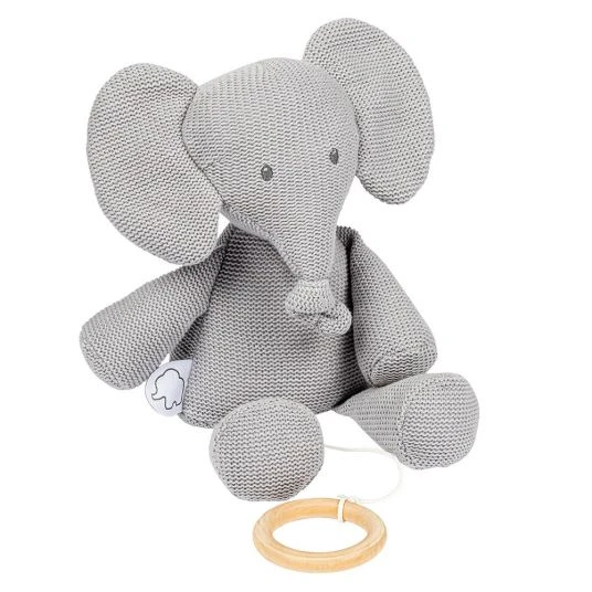 Nattou Strick-Spieluhr Elefant Tembo 28 cm 2 Nattou Strick-Spieluhr Elefant Tembo 28 cm – Bild 2