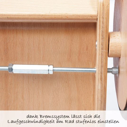 Pinolino Lauflernwagen Kimi - Birke massiv - Silber 2 Pinolino Lauflernwagen Kimi - Birke massiv - Silber – Bild 2