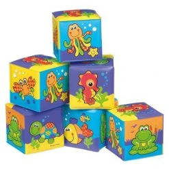 Playgro Bade-Spielwürfel Soft 6 Stück