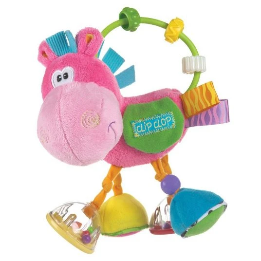 Playgro Rassel Pferd Klipp Klapp - Pink 1 Playgro Rassel Pferd Klipp Klapp - Pink