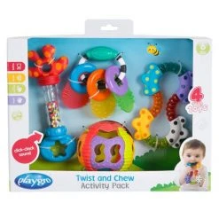 Playgro Spiel- und Geschenkset Activity Pack mit Rassel und Beißring -Günstiges Babyspielzeug Geschäft playgro spiel und geschenkset activity pack mit rassel und beissring 40197 d5