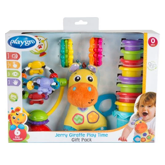 Playgro Spiel- und Geschenkset - Jerry Giraffe 1 Playgro Spiel- und Geschenkset - Jerry Giraffe