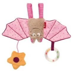 Sigikid Anhänger für Babyschale Fledermaus - Urban Baby Edition - Rosa