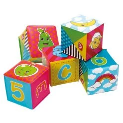 Simba Toys ABC Soft-Stapelwürfel 6 Stück
