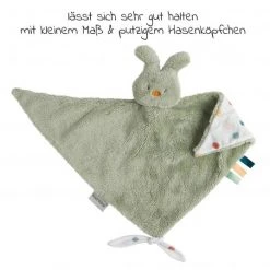 Nattou Schmusetuch Tioidou 66 x 40cm - Hase - Grün -Günstiges Babyspielzeug Geschäft tattou schmusetuch tioidou 66 x 40cm hase grun 830089 d2