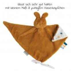 Nattou Schmusetuch Tioidou 67 x 40cm - Hase - Ocker -Günstiges Babyspielzeug Geschäft tattou schmusetuch tioidou 67 x 40cm hase ocker 830096 d2